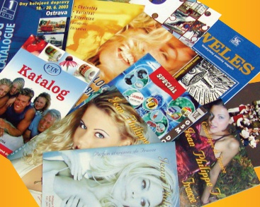 Návody, katalogy, brožury, časopisy